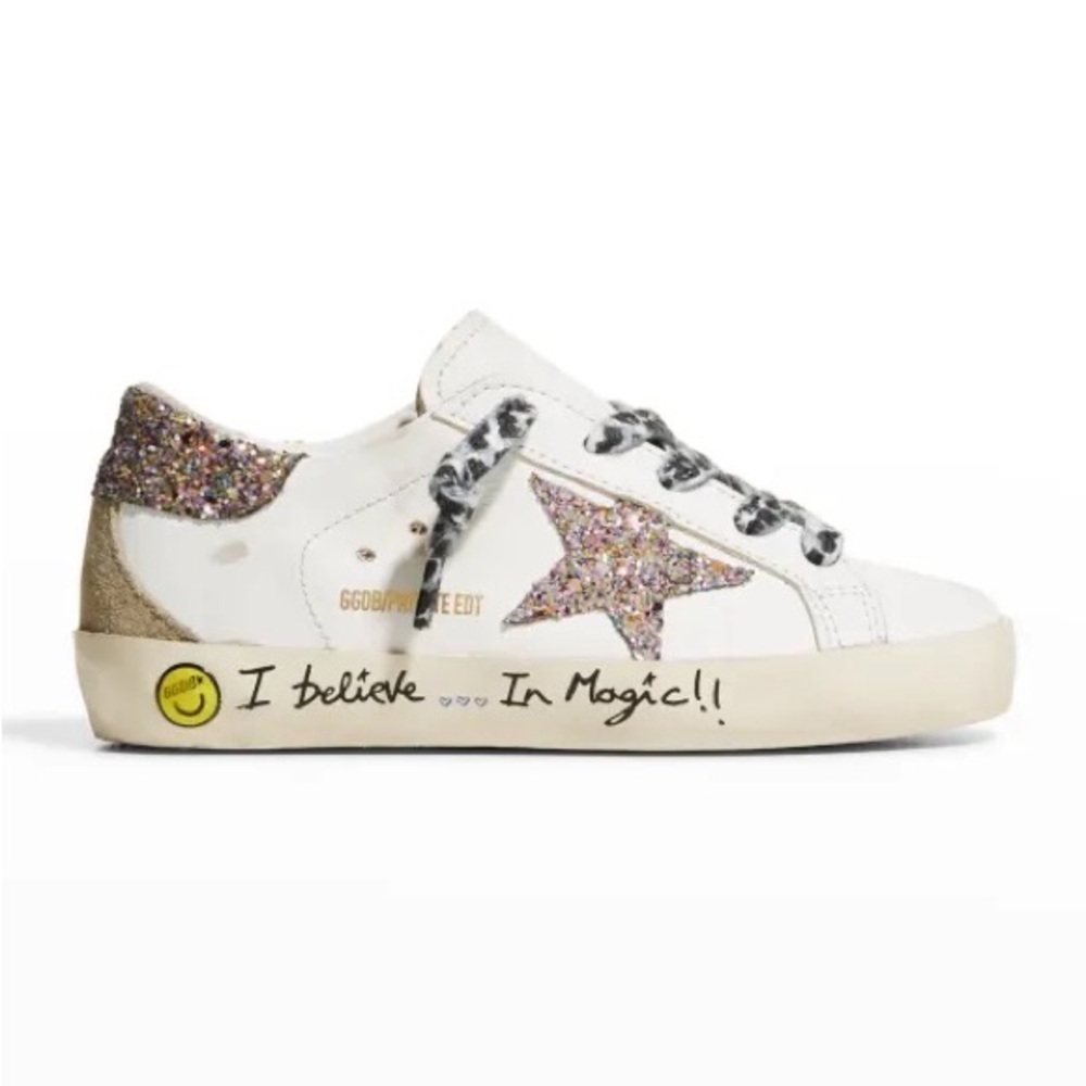 Golden Goose I Believe in Magic Glitter Sneakers